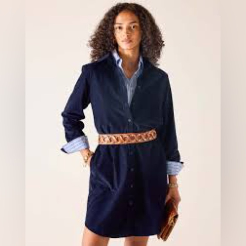 Mer Sea Gray Shirt Dress